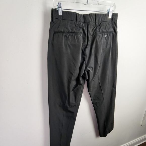 BCBGMaxAzria Dark Gray Pleated Business Slacks Size 30 - Picture 11 of 13